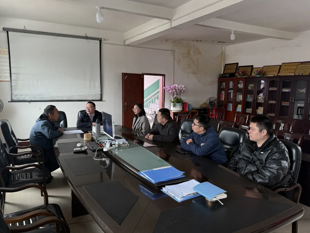 【百干挂百企】姑田镇开展春节前走访慰问企业活动