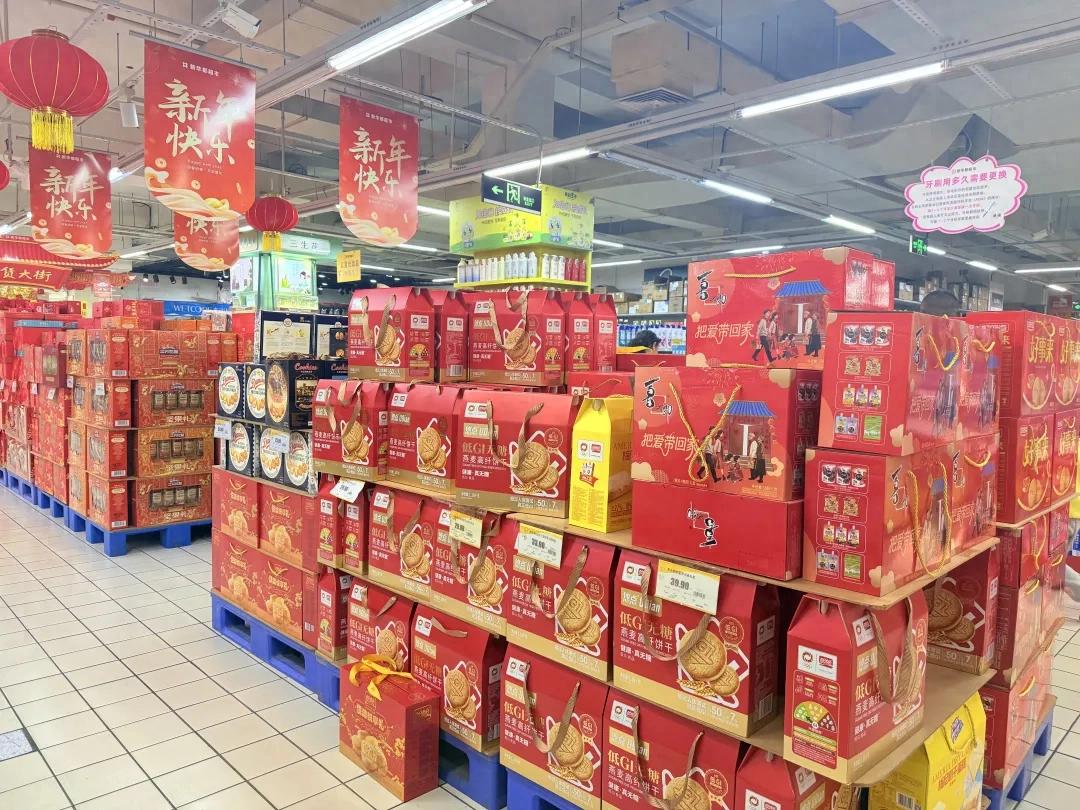 【网络中国节·春节】连城：商超备货足 市民选购忙