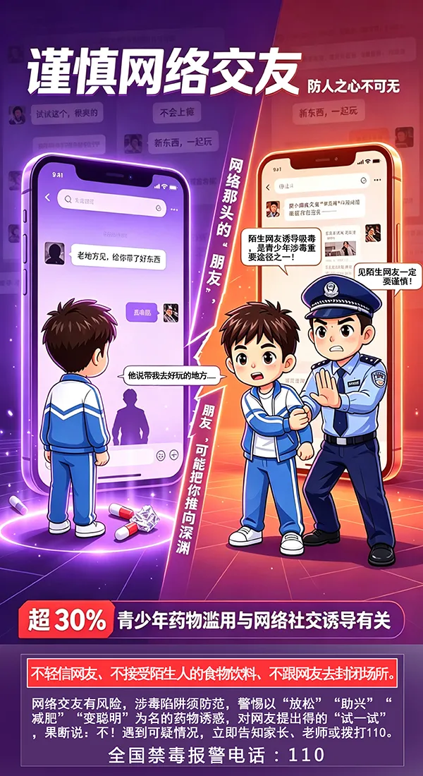 创建全国禁毒示范城市 | 一组海报带你了解禁毒知识